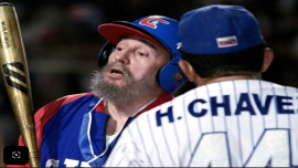 Fidel y Chávez béisbol 